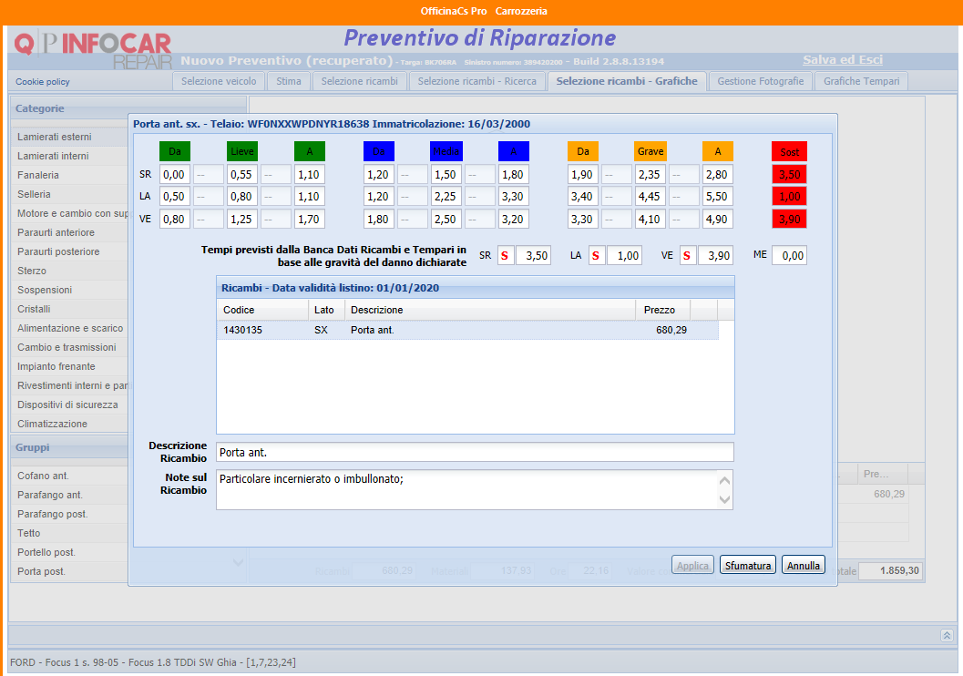 Officinacspro preventivo