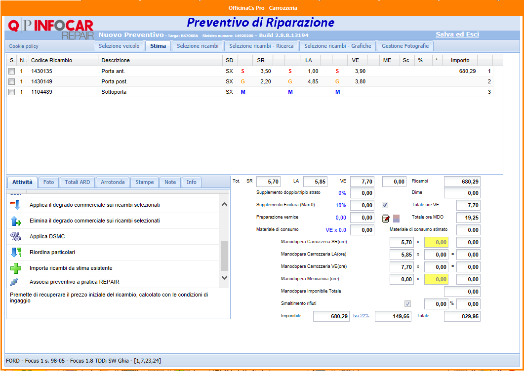 Officinacspro preventivo